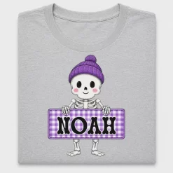 Skeleton Name Sign DTF Transfer