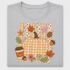 Fall Pumpkin Gingham DTF Transfer