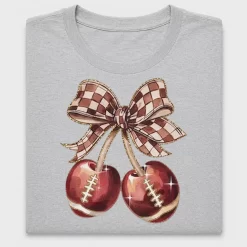 Coquette Football Cherries DTF Transfer