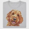 Rhinestone Goldendoodle DTF Transfer