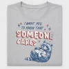 Funny Raccoon Someone Cares DTF Transfer