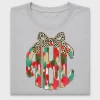 Preppy Christmas Scalloped Monogram DTF Transfer