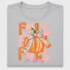 Fall Pumpkin Floral Bow DTF Transfer