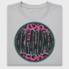 Neon Oklahoma Leopard Circle DTF Transfer