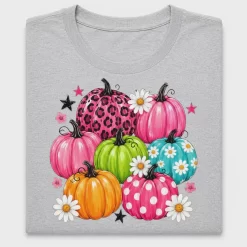 Colorful Pumpkin DTF Transfer