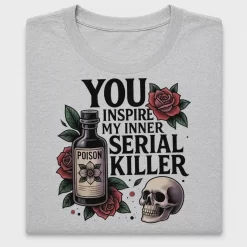 Dark Humor Serial Killer DTF Transfer