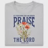 Praise The Lord Floral DTF Transfer