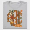 Retro Fall Scalloped Monogram DTF Transfer