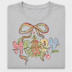 Coquette Christmas Wreath DTF Transfer