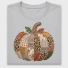 Faux Patchwork Pumpkin DTF Transfer