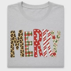 Merry Christmas Distressed DTF Transfer