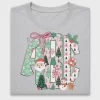 Preppy Christmas Monogram DTF Transfer