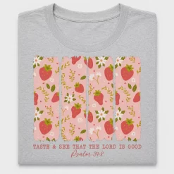 Strawberry Taste and See DTF Transfer