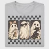 Retro Ghost Friends Panel DTF Transfer