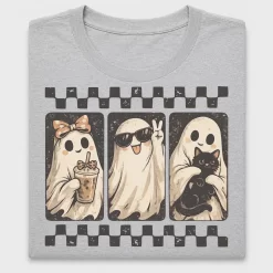 Retro Ghost Friends Panel DTF Transfer