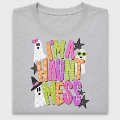 Colorful I'm a Haunt Mess DTF Transfer