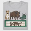 Hunting Dog Hog Boot DTF Transfer