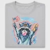 Patriotic Raccoon Hot Dog DTF Transfer