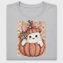 Cute Fall Ghost Pumpkin DTF Transfer