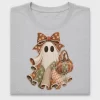 Patchwork Fall Ghost DTF Transfer