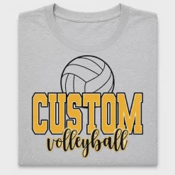 Custom Volleyball DTF Transfer Design