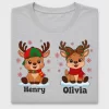 Cute Reindeer Christmas DTF Transfer