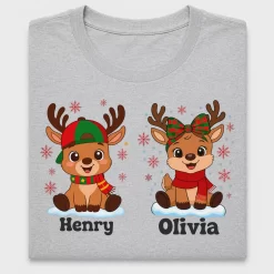 Cute Reindeer Christmas DTF Transfer