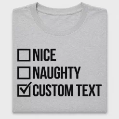 Custom Text Checklist DTF Transfer