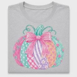Colorful Pink Pumpkin DTF Transfer