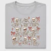 Retro Skeleton Bow DTF Transfer