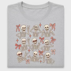 Retro Skeleton Bow DTF Transfer