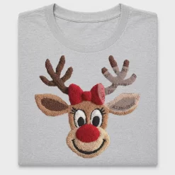 Reindeer Face Latch Hook DTF Transfer
