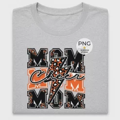Cheer Mom Lightning Bolt DTF Transfer