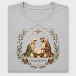 Nativity DTF Transfer The Gift of Christmas