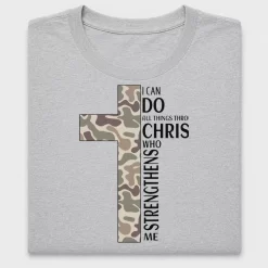 Camo Cross Faith DTF Transfer