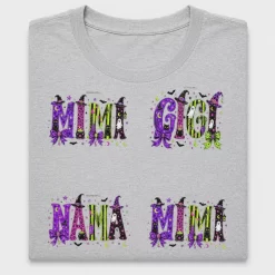 Halloween Family Nana Mama Mimi Gigi DTF Transfer