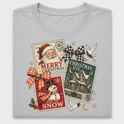 Vintage Christmas Postcard DTF Transfer