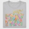 Boho Floral Just Pray DTF Transfer