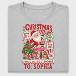 Retro Santa Christmas Magic DTF Transfer