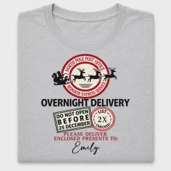 North Pole Overnight Delivery DTF Transfer
