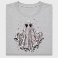 Glam Rhinestone Ghost DTF Transfer