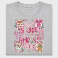 Coquette Christmas Girl DTF Transfer