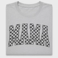 Retro Checkered Mama DTF Transfer