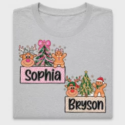 Personalized Christmas Kids DTF Transfer