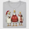 Vintage Christmas Geese DTF Transfer
