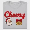 Cheery Christmas Santa Bells DTF Transfer
