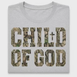Child of God Cross Camo DTF Transfer