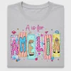 Back to School Alphabet DTF Transfer