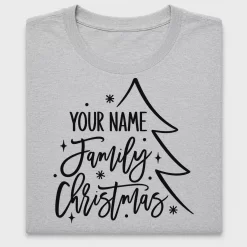 Personalized Family Christmas Tree DTF Transfer