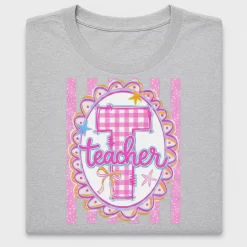 Coquette Teacher Cross DTF Transfer